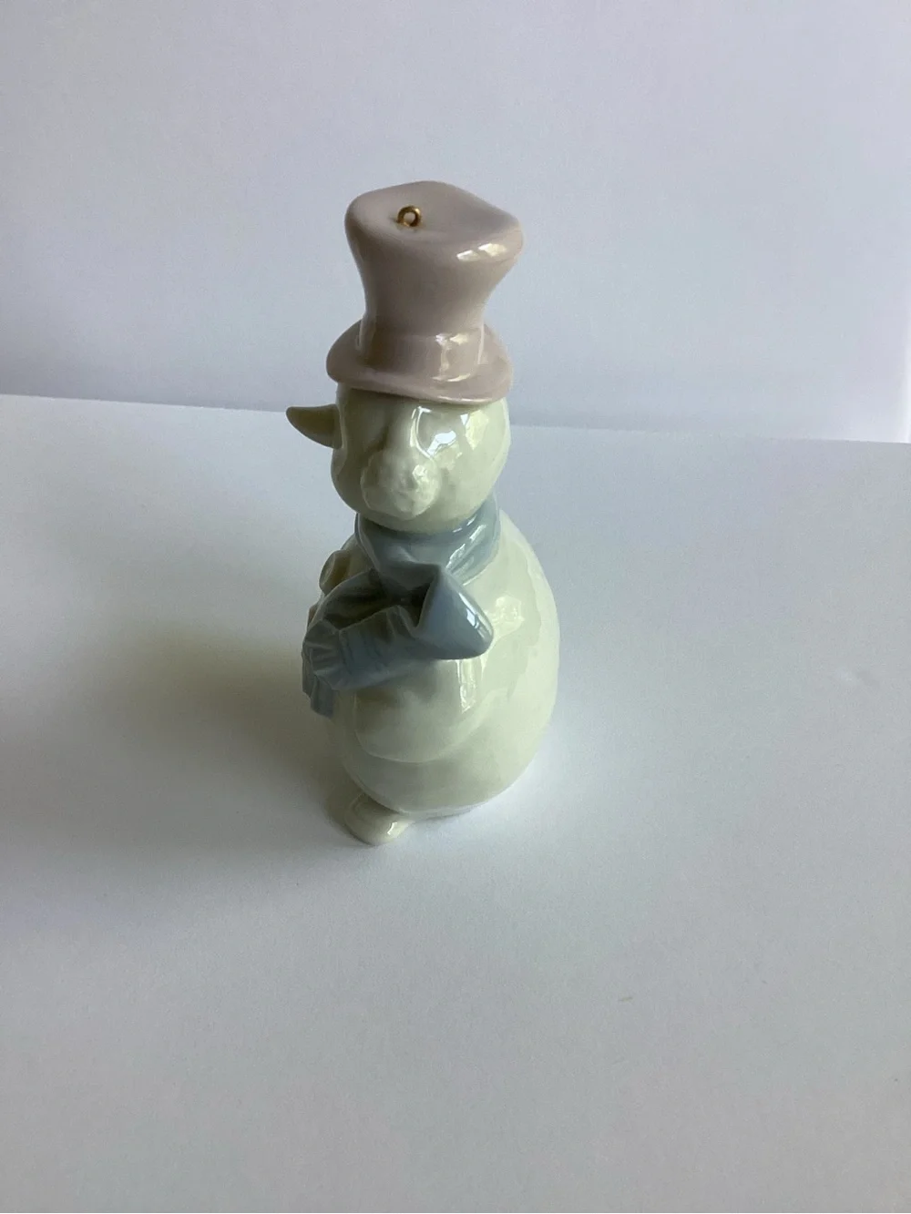 LLADRO Mini Papa Noel Santa Claus #5842 and Muneco De Nieve Snowman #5841 Boxes